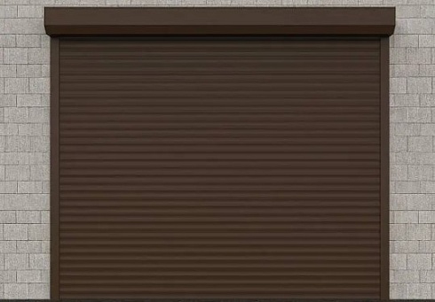 Рольставни для гаража (рулонные ворота) Алютех Trend с алюминиевым профилем PD/77 с доставкой в Крыму 